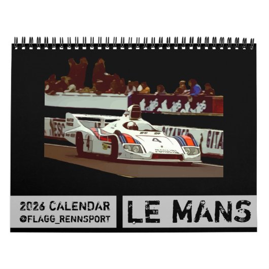 2026 RACING CALENDAR KALENDER (Hoes)