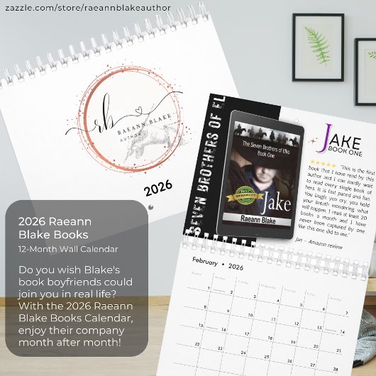 2026 Raeann Blake Boekenkalender Kalender