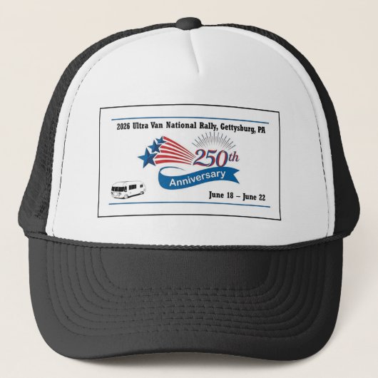 2026 Rally-hoed Trucker Pet (Voorkant)