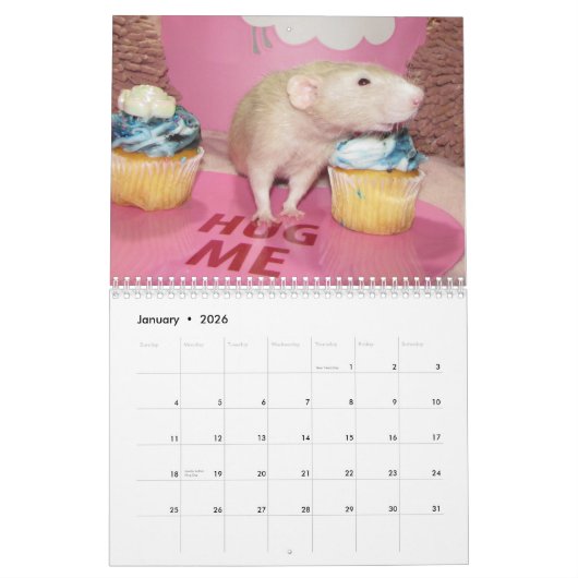 2026 RATS of the Rodent Reader Calendar I Kalender (Jan 2026)