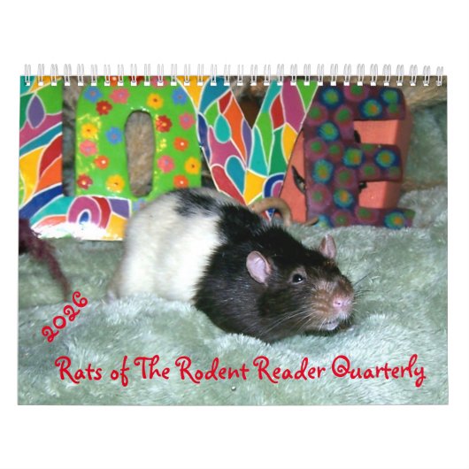 2026 RATS van de Rodent Reader-kalender I Kalender (Hoes)