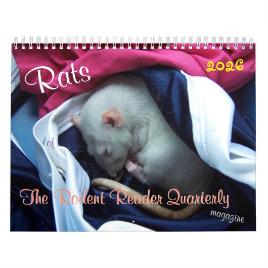 2026 Ratten van de Rodent Reader Kalender G (Hoes)