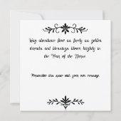 2026 Rearing Horse Lunar New Year Zodiac Feestdagenkaart (Achterkant)