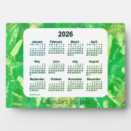 2026 Recoleta Green Tracks Desk Calendar van Janz Fotoplaat