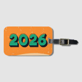 2026 reisjaar bagagelabel (Voorkant (horizontaal))