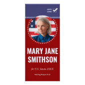 2026 Republikeinse GOP politieke kandidaat campagn Reclamekaart (Voorkant)