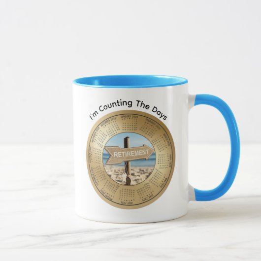 2026 Retirement Calendar Coffee Mug Mok (Rechts)
