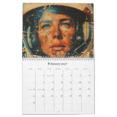 2026 Retro Space Art Calendar Kalender (Feb 2027)