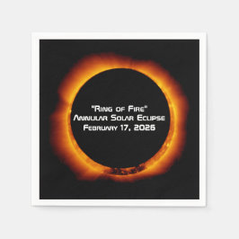 2026 Ringvormige Zonsverduistering Servet