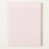 2026 Rode Hibiscus Bloemstuk  Planner (Achterkant)