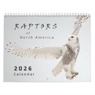 2026 Roofvogels van Noord-Amerika Vogel Fotocalend Kalender