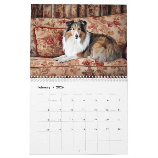 2026 Rough Collies Kalender (Feb 2026)