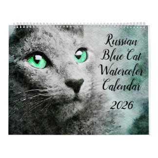2026 Russische Blauwe Kat Mama Moeder Liefhebber E Kalender