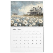2026 rustieke boerderij muur kalender (Mar 2027)