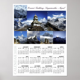 2026 Sagarmatha Kalender, Everest Trekking Poster