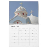 2026 Santorini Grieks Eiland Kalender (Feb 2027)