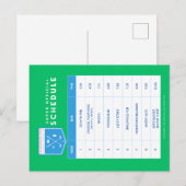 2026 Schema Feestdagenkaart (Voorkant / Achterkant)