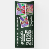 2026 Schoolbord Schets 3 Foto Afstudeerfeest Spandoek (Verticaal)