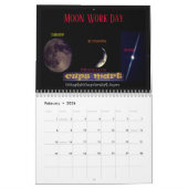 2026 Sciorbis 12 maanden Warped Moon Kalender (Feb 2026)