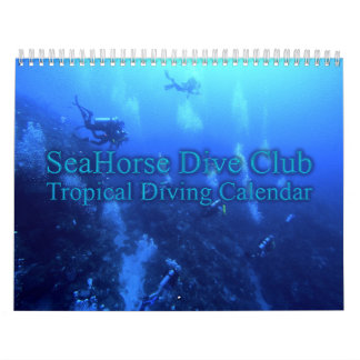 2026 SeaHorse Dive Club Tropical Diving Calendar Kalender