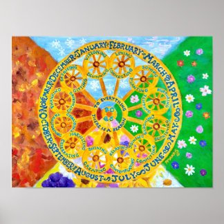 2026 Seizoenskalender Poster