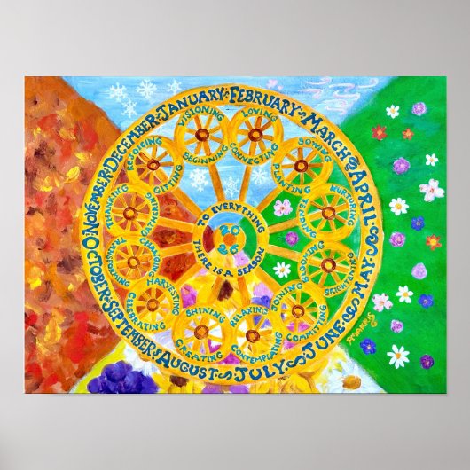 2026 Seizoenskalender Poster (Voorkant)