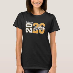 2026 Senior 26 Klasse van 2026 Afstuderen Jaar Laa T-shirt