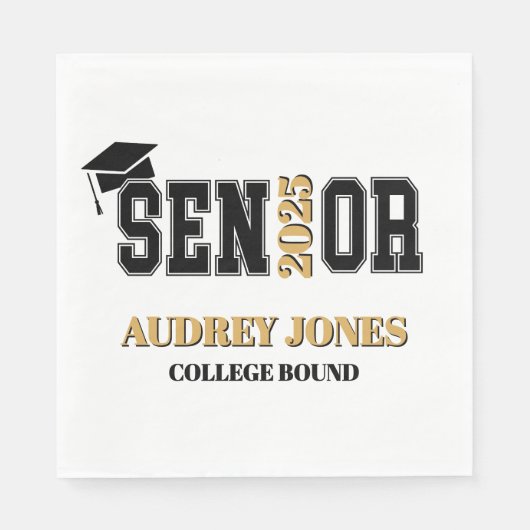 2026 Senior Afstuderen Servet (Voorkant)