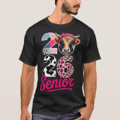 2026 Senior Cow Lovers Graduation Funny Cl Shirt F (Voorkant)