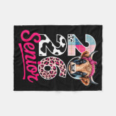 2026 Senior Cow Lovers Graduation Funny Cl Shirt F Fleece Deken (Voorkant (Horizontaal))