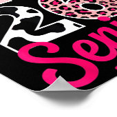 2026 Senior Cow Lovers Graduation Funny Cl Shirt F Poster (Hoek)