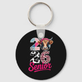 2026 Senior Cow Lovers Graduation Funny Cl Shirt F Sleutelhanger (Voorkant)