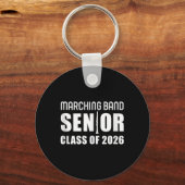 2026 Senior Klarinetspeler Cl Van 2026 Marching Ba Sleutelhanger (Voorkant)