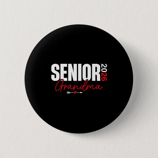 2026 senior oma klas van 2026 afgestudeerd ronde button 5,7 cm (Voorkant)