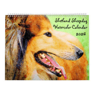 2026 Shetland Sheepdog Sheltie Mama Eigenaar Kalender
