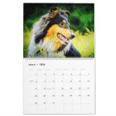 2026 Shetland Sheepdog Sheltie Mama Owner Kalender (Mar 2026)