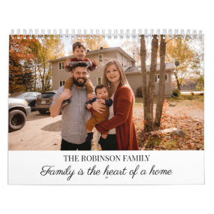 2026 Simple Maak Je Eigen Aangepaste Familie Foto Kalender