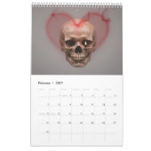 2026 Skull Art Calendar Kalender (Feb 2027)