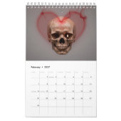 2026 Skull Art Calendar Kalender (Feb 2027)