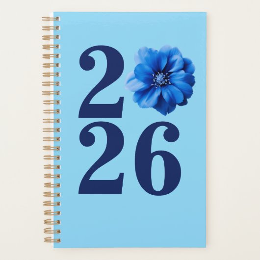 2026 softcover planner, 5.5 x 8.25 in planner (Voorkant)