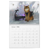 2026 Somali Cat Calendar Featuring Summer Samba Kalender (Jan 2026)
