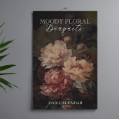 2026 sombere bloemboeketten kalender