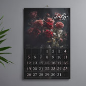 2026 sombere bloemboeketten kalender
