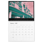 2026 South Beach Tropische Art Deco Kalender (Feb 2027)