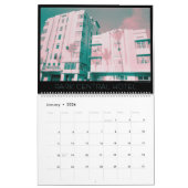 2026 South Beach Tropische Art Deco Kalender (Jan 2026)