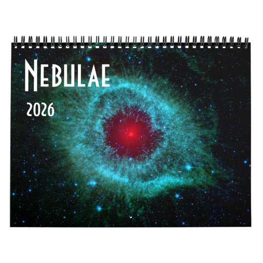 2026 Space Astronomy Universe NASA Nebulae Stars Kalender (Hoes)