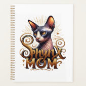 2026 Sphynx Kat Moeder Agenda Planner (Voorkant)