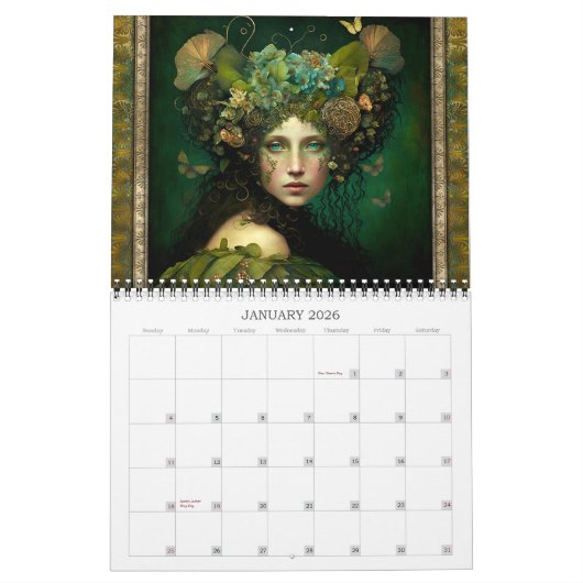 2026 Sprookjes Fantasy Art Kalender (Jan 2026)