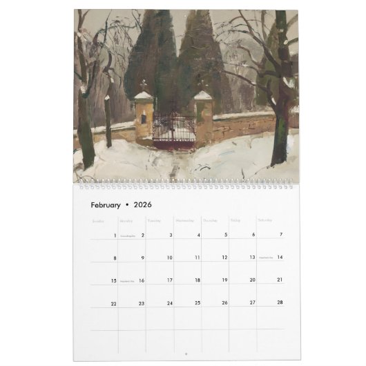 2026 Stanislav Stanek Calendar Kalender (Feb 2026)