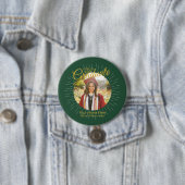 2026 Star Graduate Knop (groen) Ronde Button 7,6 Cm (In situ)